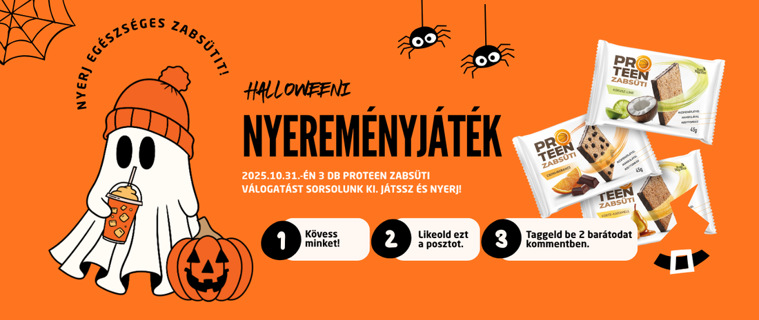 Halloweeni Nyereményjáték a ProTeen Zabsütivel!