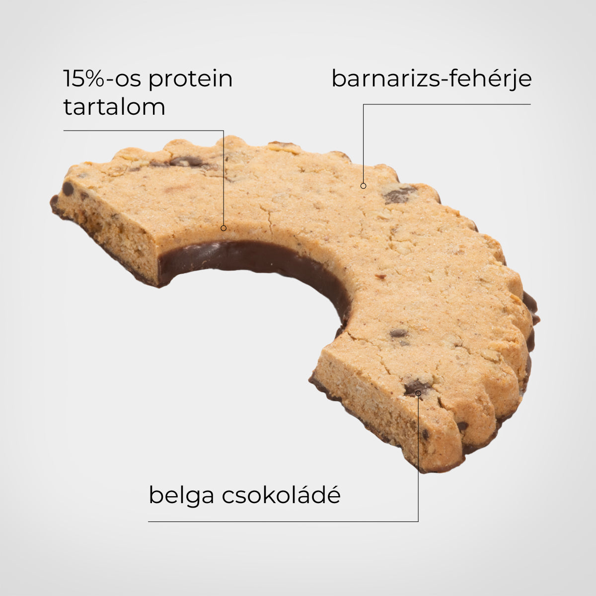 ProTeen linzer karika - barnarizs fehérje, belga csoki