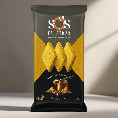 Sós Falatkák zabkeksz mézes-diós zabkeksz (10db x 70g)