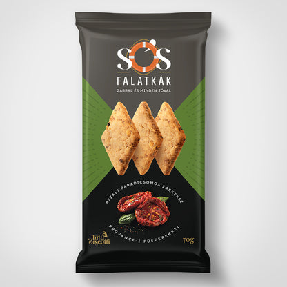 Sós Falatkák zabkeksz aszalt paradicsomos (10db x 70g)