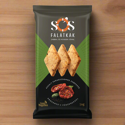 Sós Falatkák zabkeksz aszalt paradicsomos (10db x 70g)